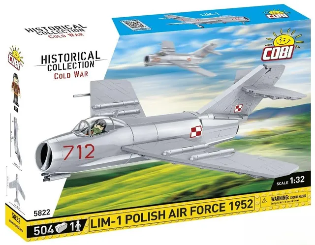 cobi-5822-lim-1-polish-air-force-1952-kampfjet-klemmbausteine-1-32-504-teile image 1