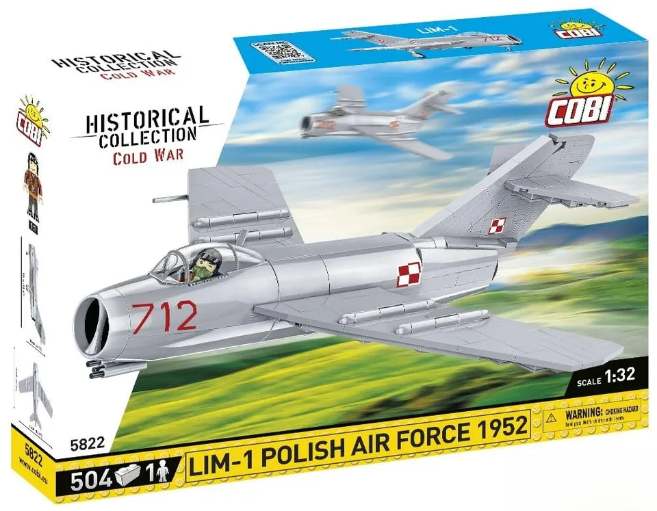 cobi-5822-lim-1-polish-air-force-1952-kampfjet-klemmbausteine-1-32-504-teile image 1