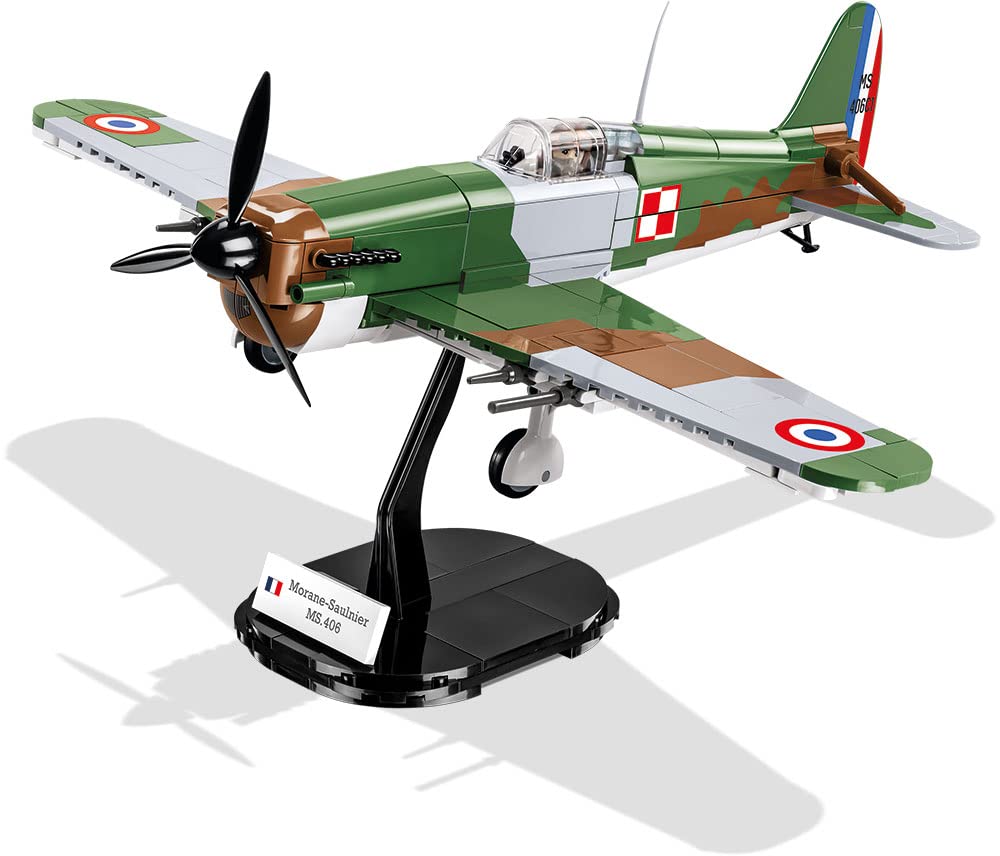 cobi-5724-morane-saulnier-ms-406-historical-collection-wwii-jagdflugzeug-bausatz image 3