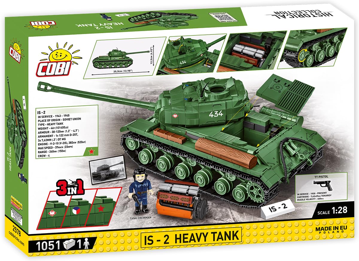 cobi-2578-is-2-heavy-tank-3in1-historical-collection-ma-stab-1-28 image 4
