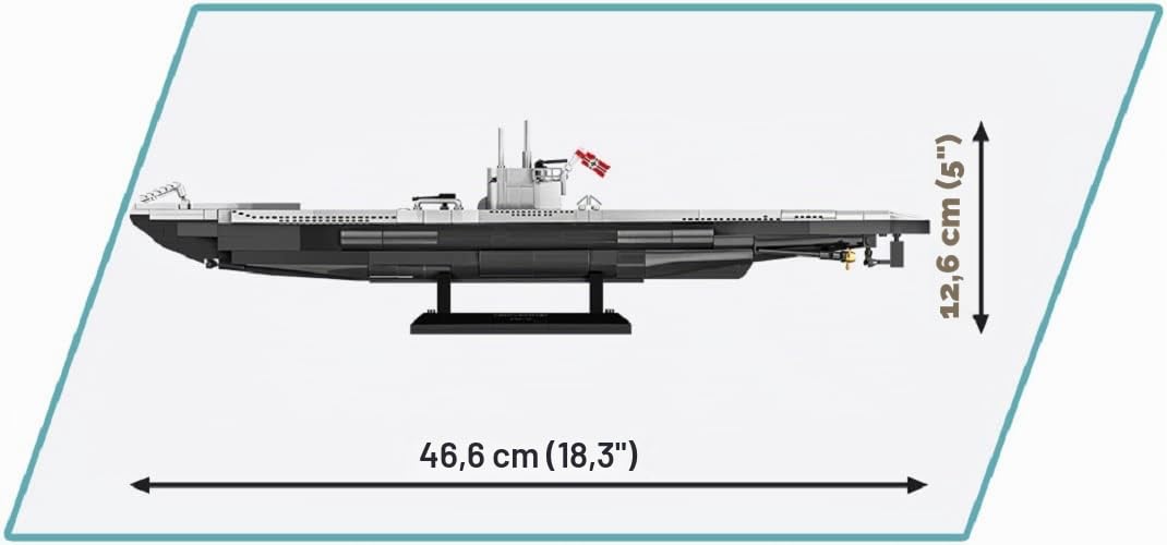 cobi-u-boot-u-96-typ-viic-historical-collection-bausatz image 4