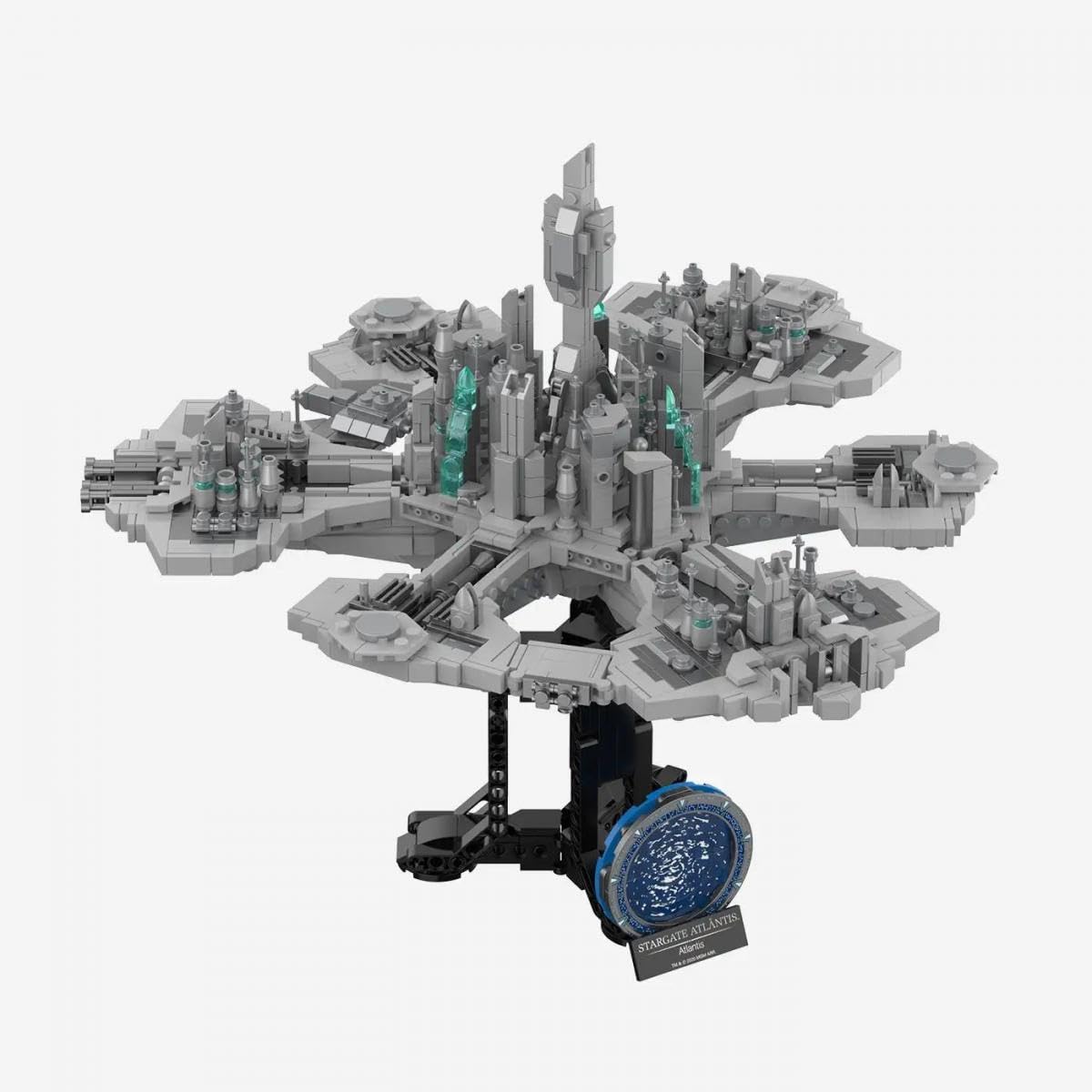 bluebrixx-pro-stargate-atlantis-displaymodell-2049-klemmbausteine image 1