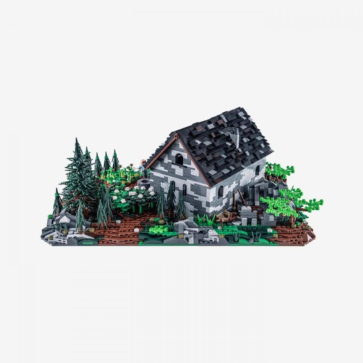 bluebrixx-pro-108097-kloster-blaubrunn-die-einsiedelei-3332-teile-mit-2-minifigu image 4