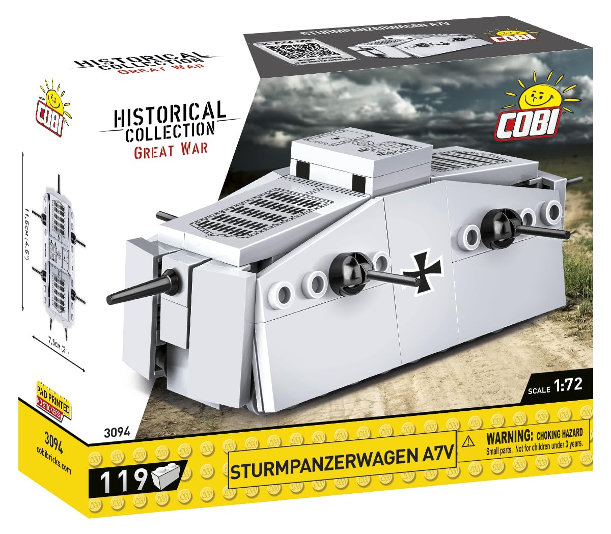cobi-sturmpanzerwagen-a7v-panzer-1-72 image 2