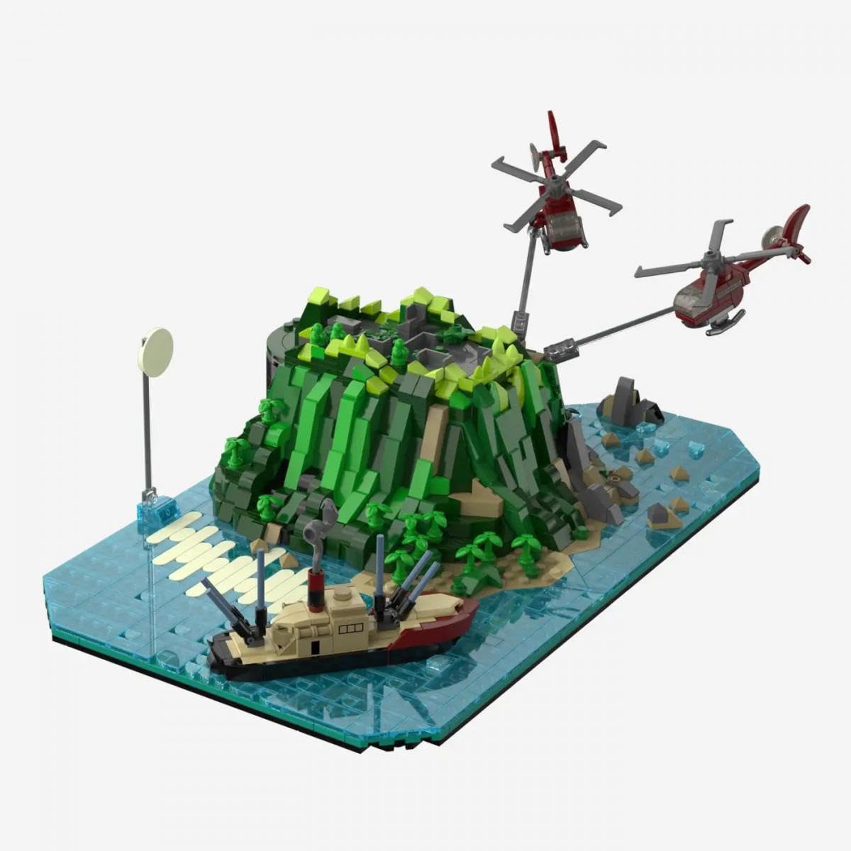 bluebrixx-die-drei-toteninsel-diorama-1699-klemmbausteine image 2