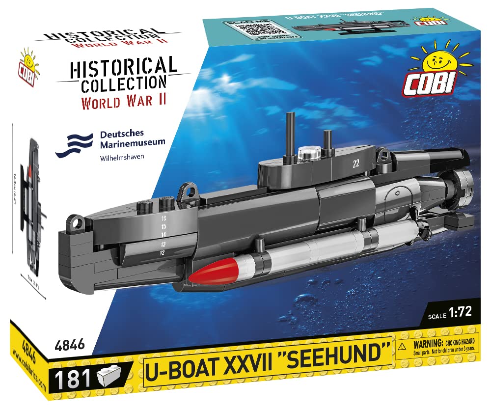 cobi-4846-u-boot-xxvii-seehund-1-72-bausatz image 1