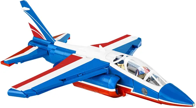cobi-5841a-alpha-jet-patrouille-de-france-flugzeug-modell-1-48-387-teile image 1