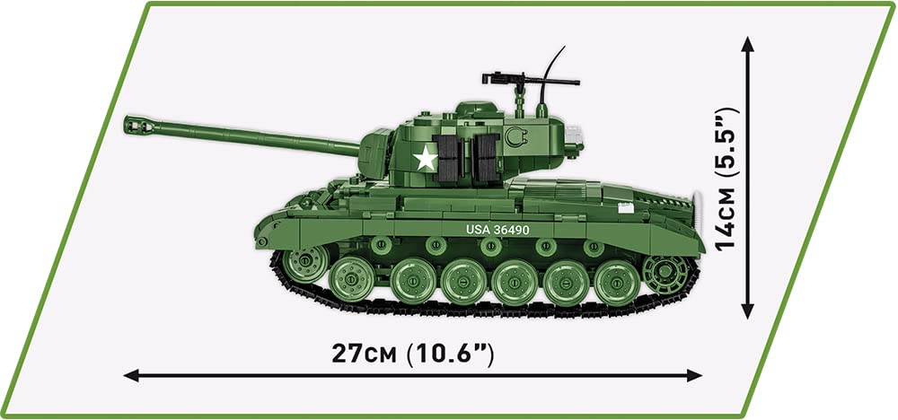 cobi-2564-m26-pershing-t26e3-historical-collection-panzer-bauset-1-28 image 4