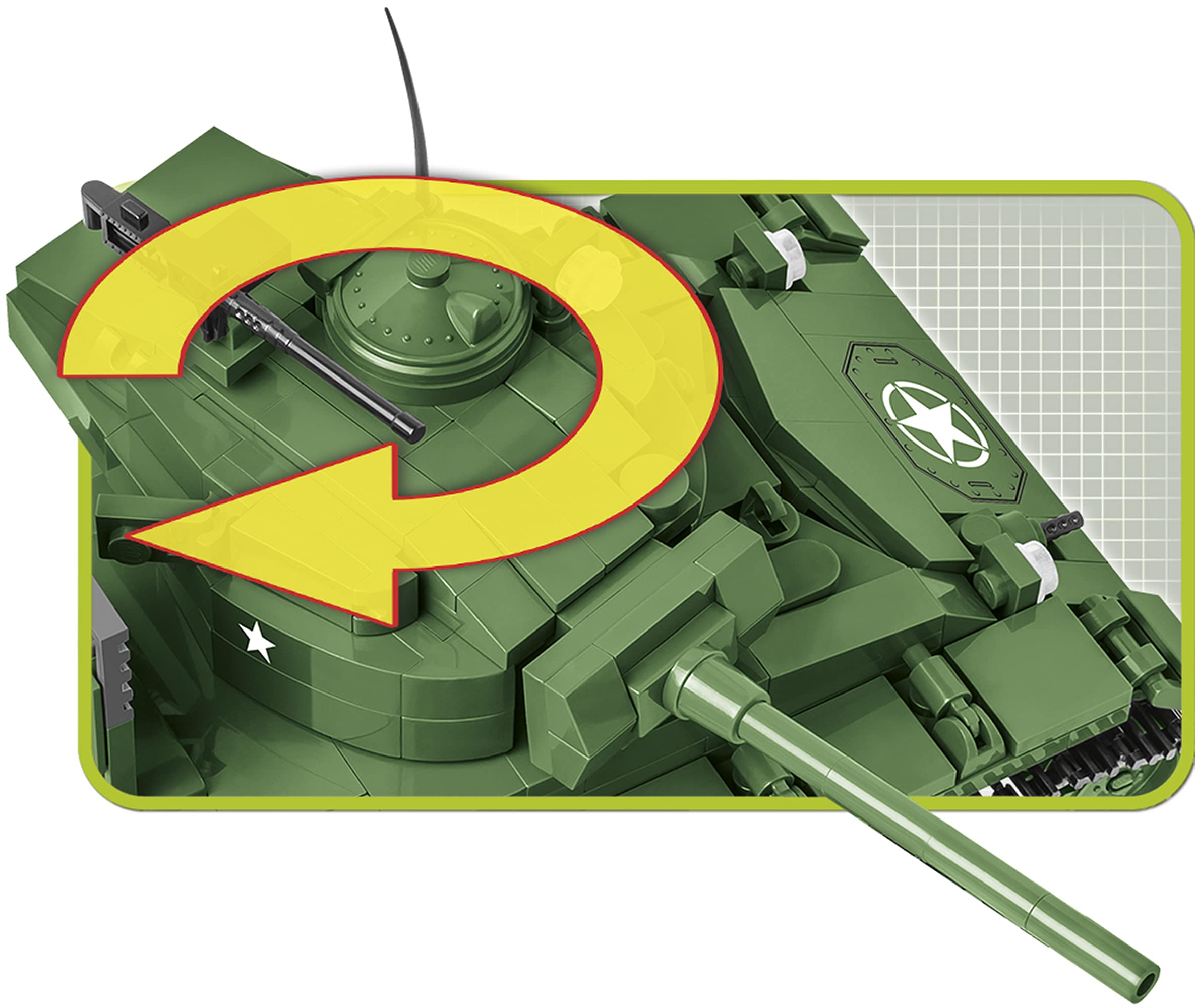cobi-2543-m24-chaffee-leichtpanzer-bauset image 6