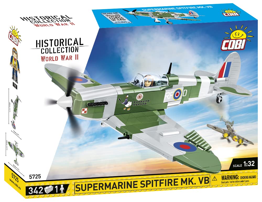 cobi-5725-supermarine-spitfire-mk-vb-j-ger-1-32 image 3