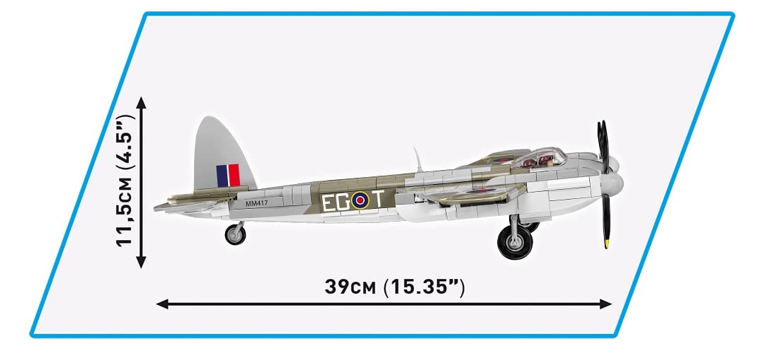 cobi-5735-de-havilland-dh-98-mosquito-historical-collection-wwii-flugzeug-bausat image 4