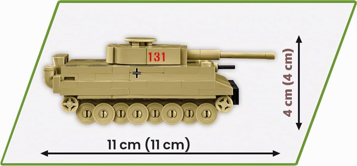 cobi-historical-collection-wwii-tiger-i-131-panzer-1-72-144-teile image 5