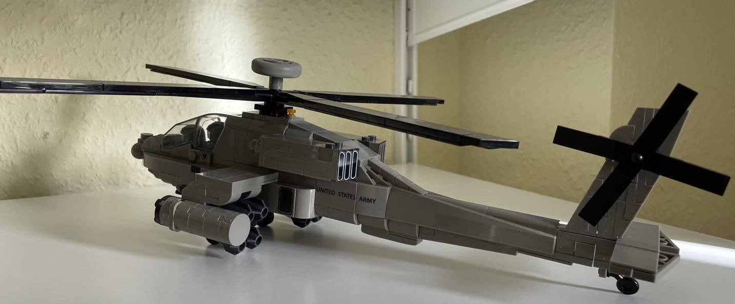 Der Heli ist ein Hingucker