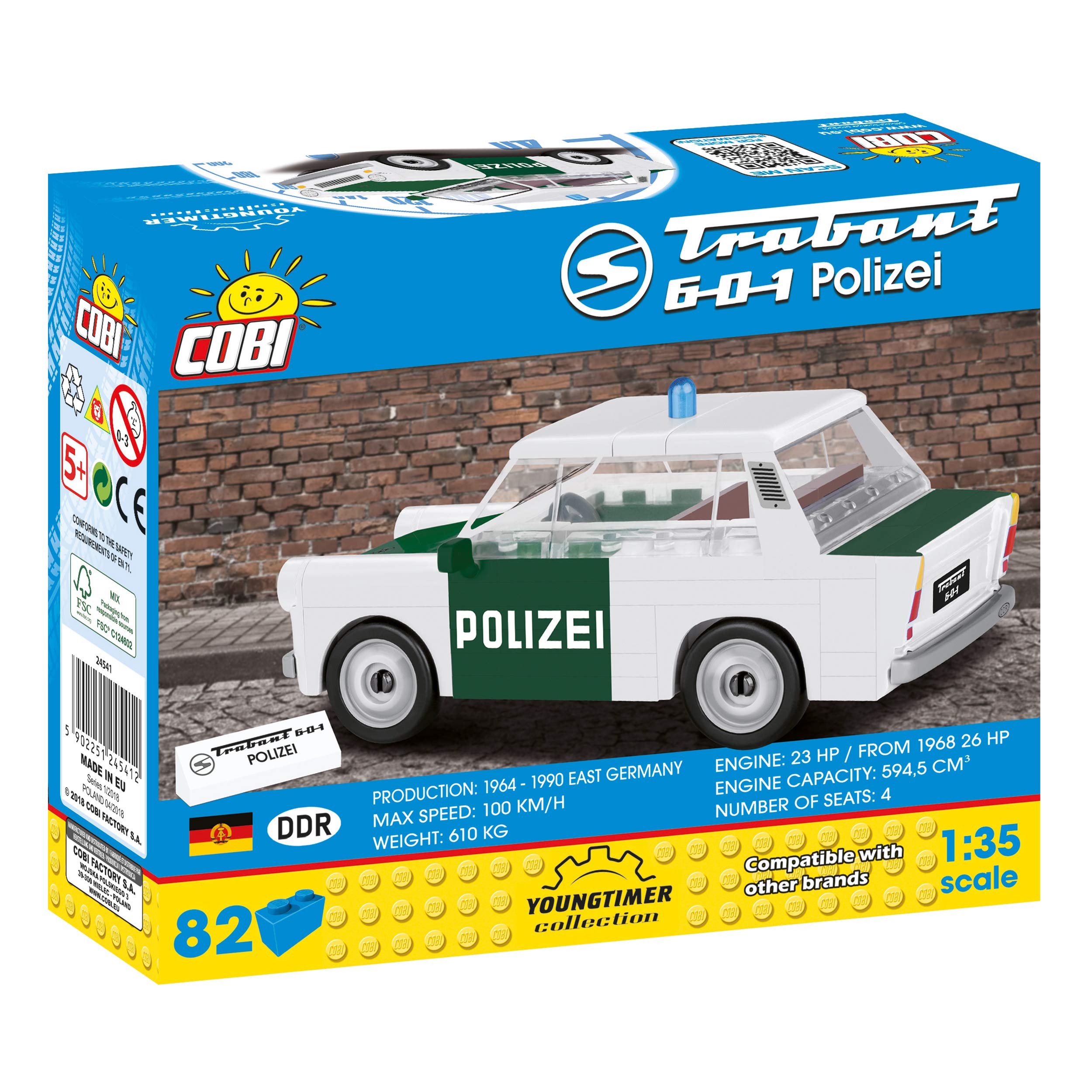 cobi-24541-trabant-601-polizei-youngtimer-auto-bauset image 8