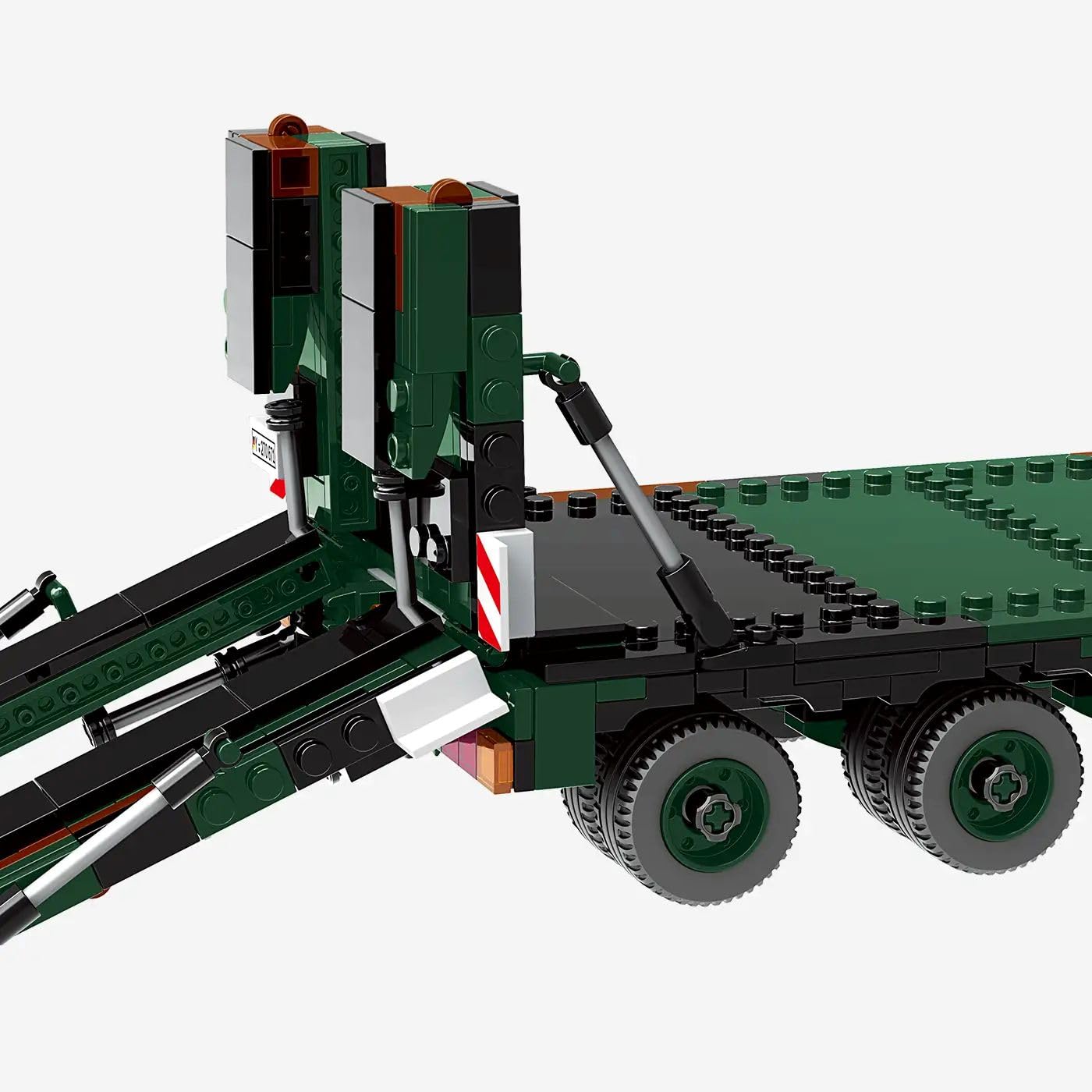 bluebrixx-pro-bundeswehr-slt-mammut-schwerlasttransporter-klemmbaustein-set-mit- image 6