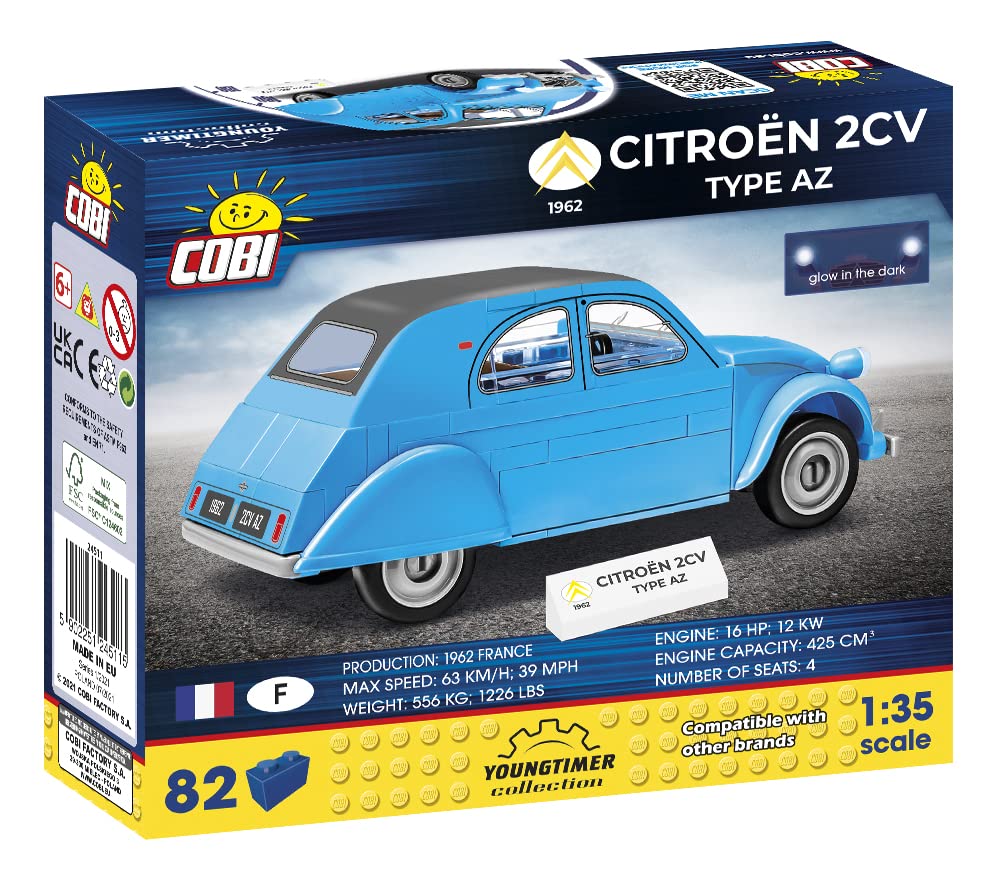 cobi-24511-citro-n-2cv-typ-az-1962-youngtimer-modellbausatz image 6