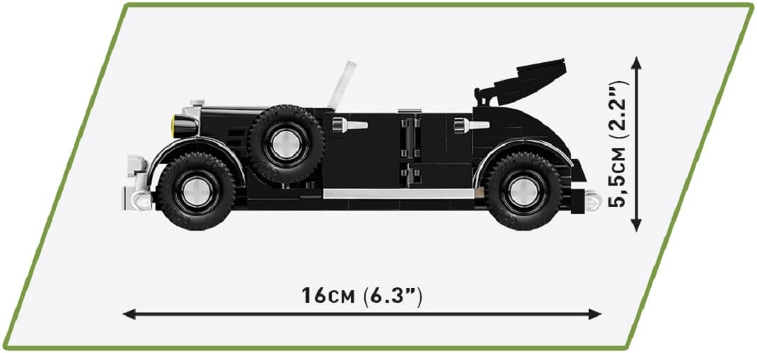 cobi-2261-horch-830-oldtimer-limousine-historical-collection-bausatz image 4