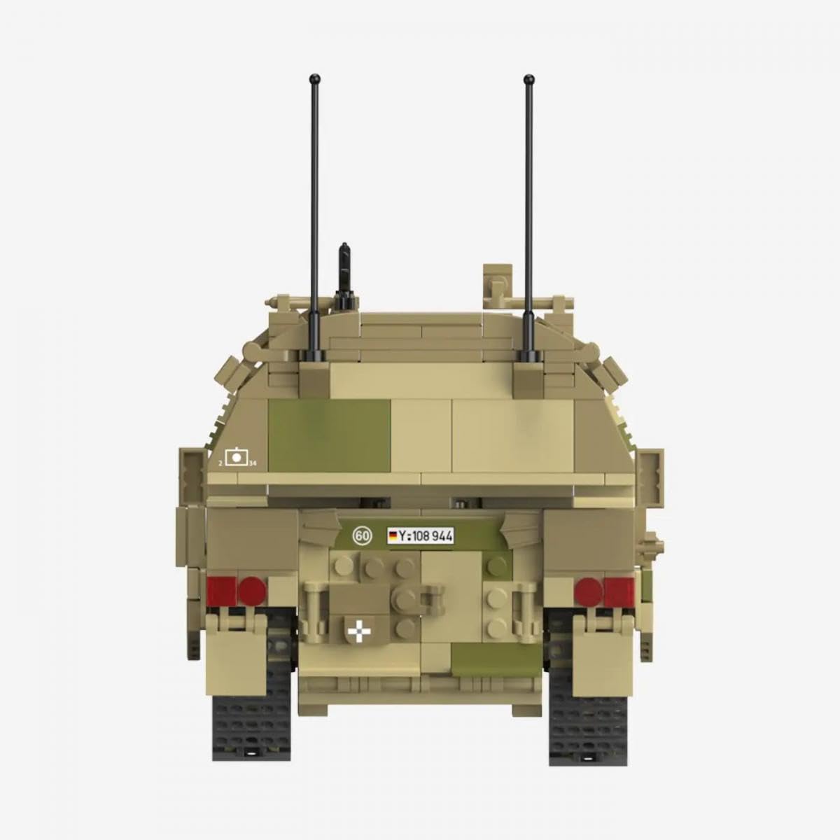 bluebrixx-pro-panzerhaubitze-2000-w-stentarn-displaymodell-1385-teile image 7