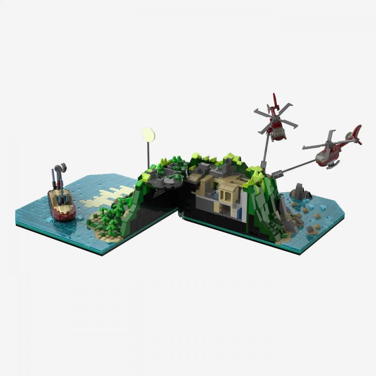 bluebrixx-die-drei-toteninsel-diorama-1699-klemmbausteine image 6
