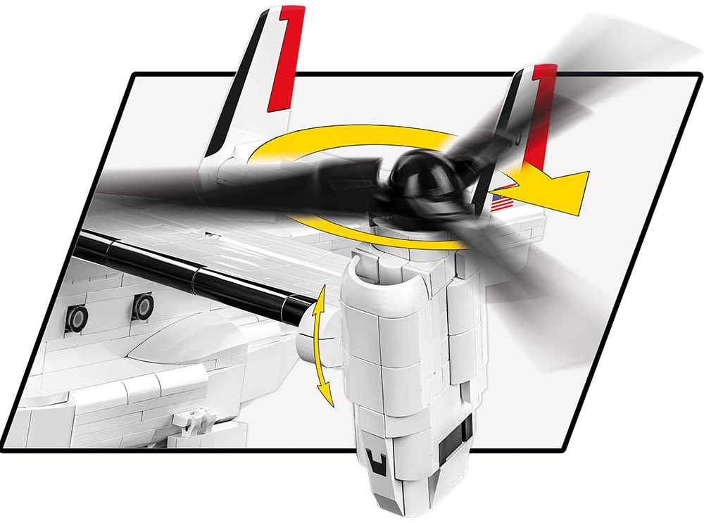 cobi-5835-bell-boeing-v-22-osprey-first-fly-edition-1-48 image 5