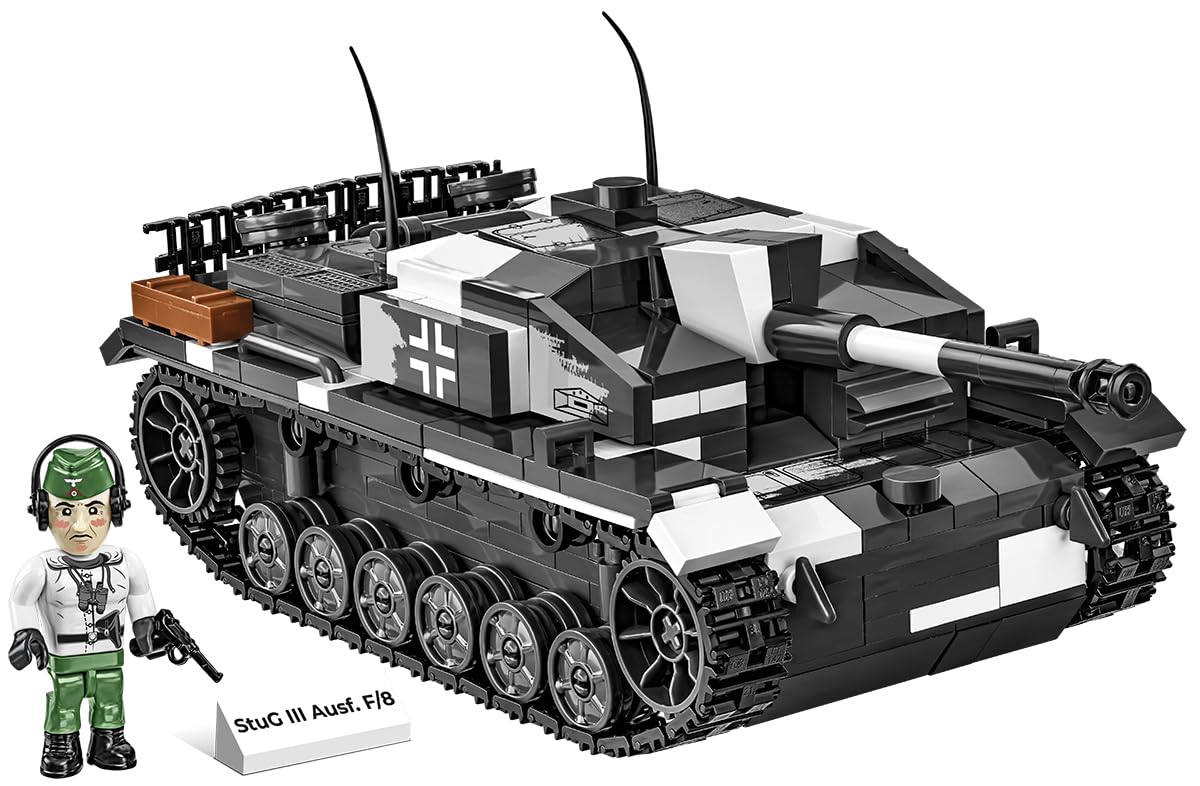 cobi-2286-stug-iii-ausf-f-flammpanzer-2in1-historical-collection-panzer-bausatz image 1