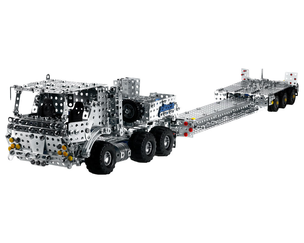 eitech-lkw-mit-tieflader-masterclass-metallbaukasten image 2