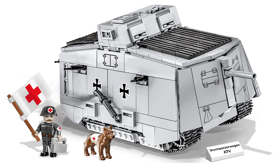 cobi-2989-sturmpanzerwagen-a7v-great-war-1-35-840-teile-1-figur image 1