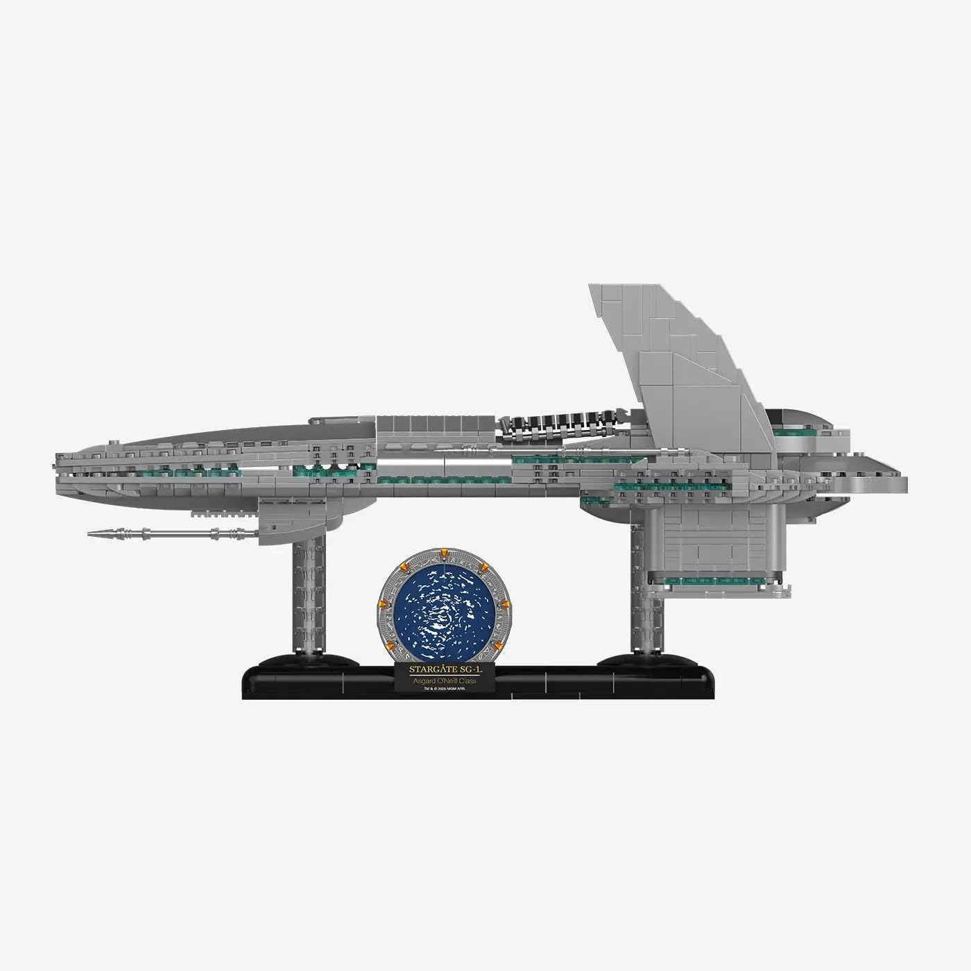 bluebrixx-pro-stargate-asgardschiff-o-neill-klasse-1470-klemmbausteine image 3