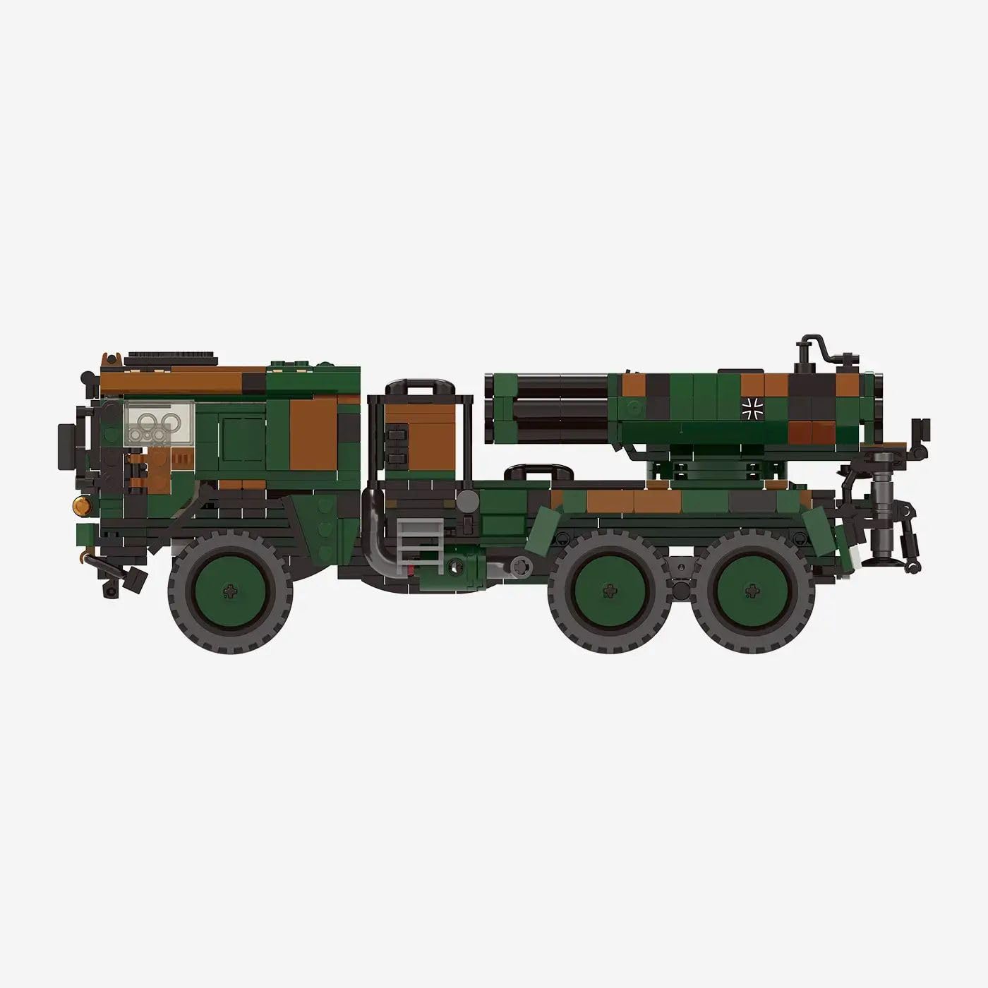 bluebrixx-pro-lars-2-bundeswehr-raketenfahrzeug-1018-klemmbausteine image 3