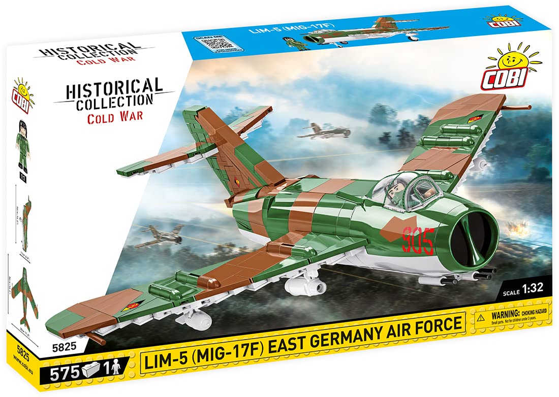 cobi-lim-5-mig-17f-ddr-luftwaffe-flugzeug-bausatz-1-32 image 2