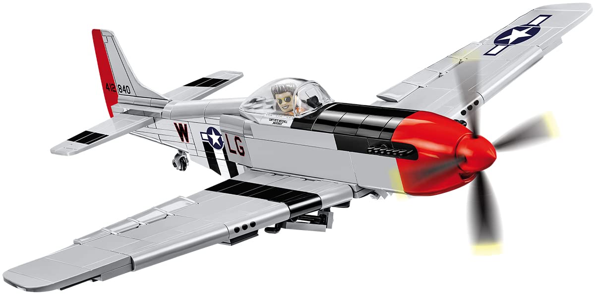 cobi-top-gun-maverick-mustang-p-51d-flugzeug-modell-1-32-350-teile image 7