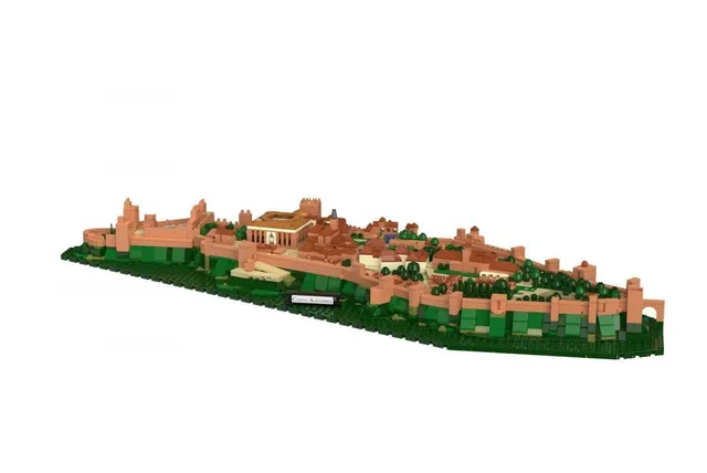 bluebrixx-pro-108079-alhambra-architektur-modell-2105-teile image 1