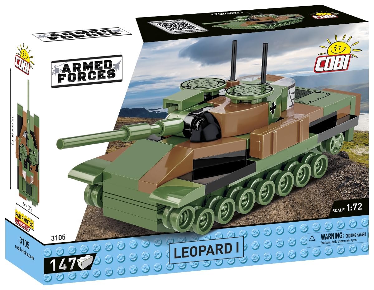 cobi-leopard-i-armed-forces-panzer-bausatz-1-72-cobi-3105-mit-147-elementen image 3