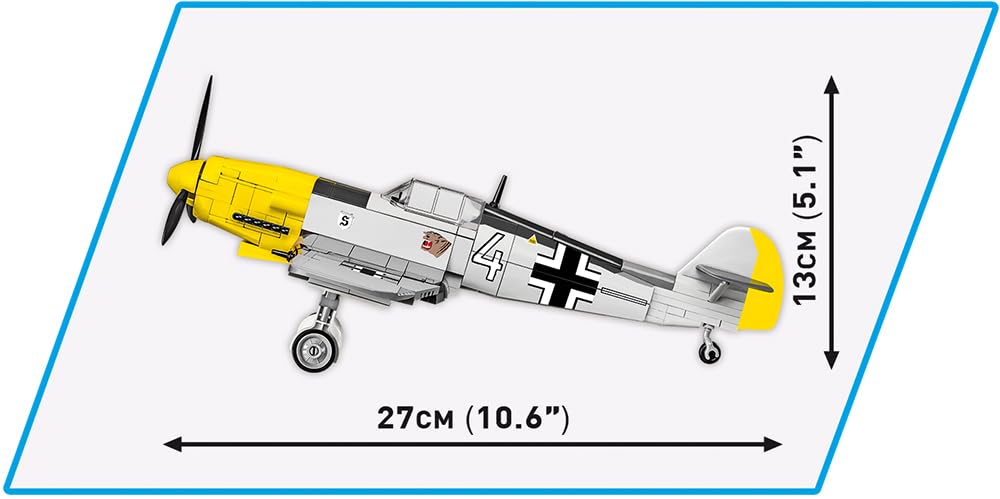 cobi-5727-messerschmitt-bf-109-e-3-1-32-bausatz-325-teile image 2