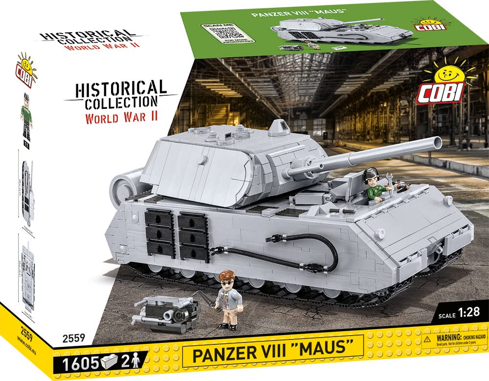 cobi-2559-panzer-viii-maus-schwerer-panzer-historical-collection-wwii-1605-teile image 1
