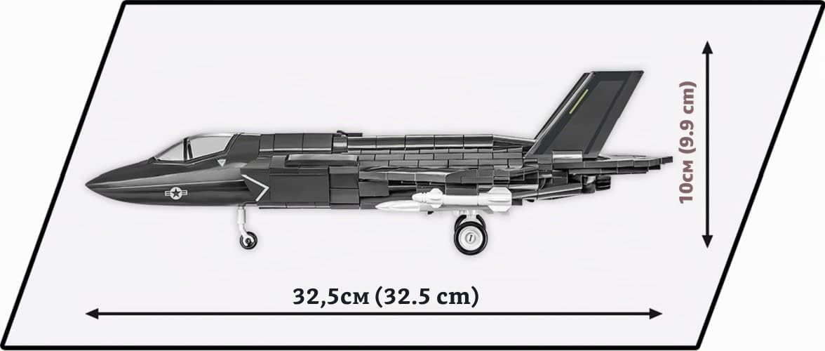 cobi-5829-f-35b-lightning-ii-usaf-1-48-594-teile-1-figur image 5