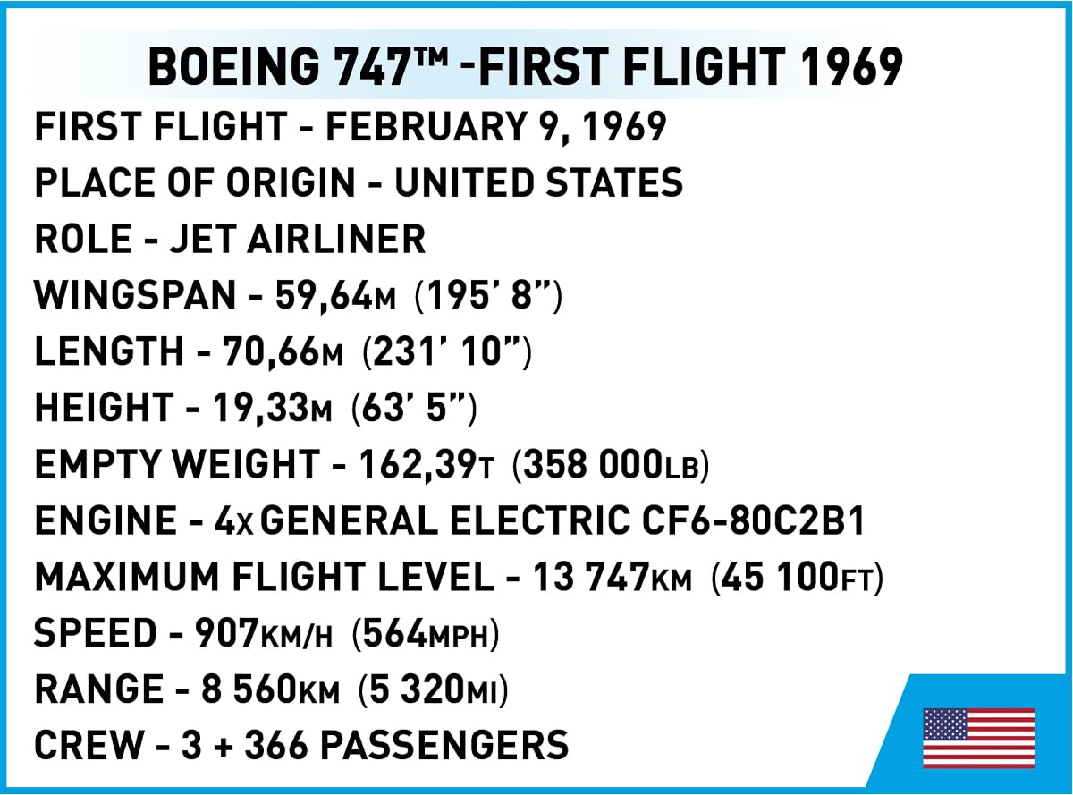 cobi-26609-boeing-747-first-flight-1969-passagierflugzeug-bausatz image 7
