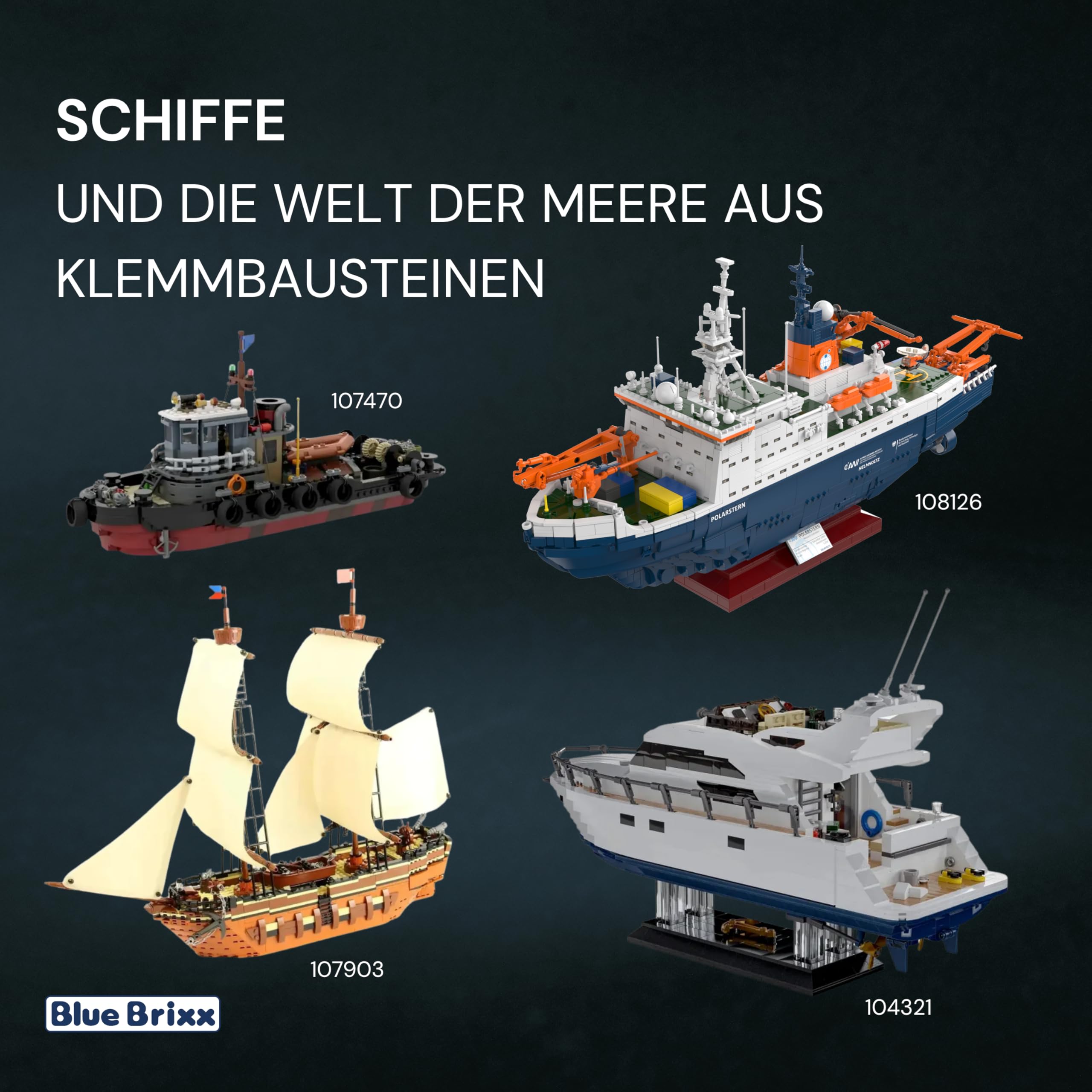bluebrixx-pro-awi-forschungseisbrecher-polarstern-3722-teile-displaymodell image 6
